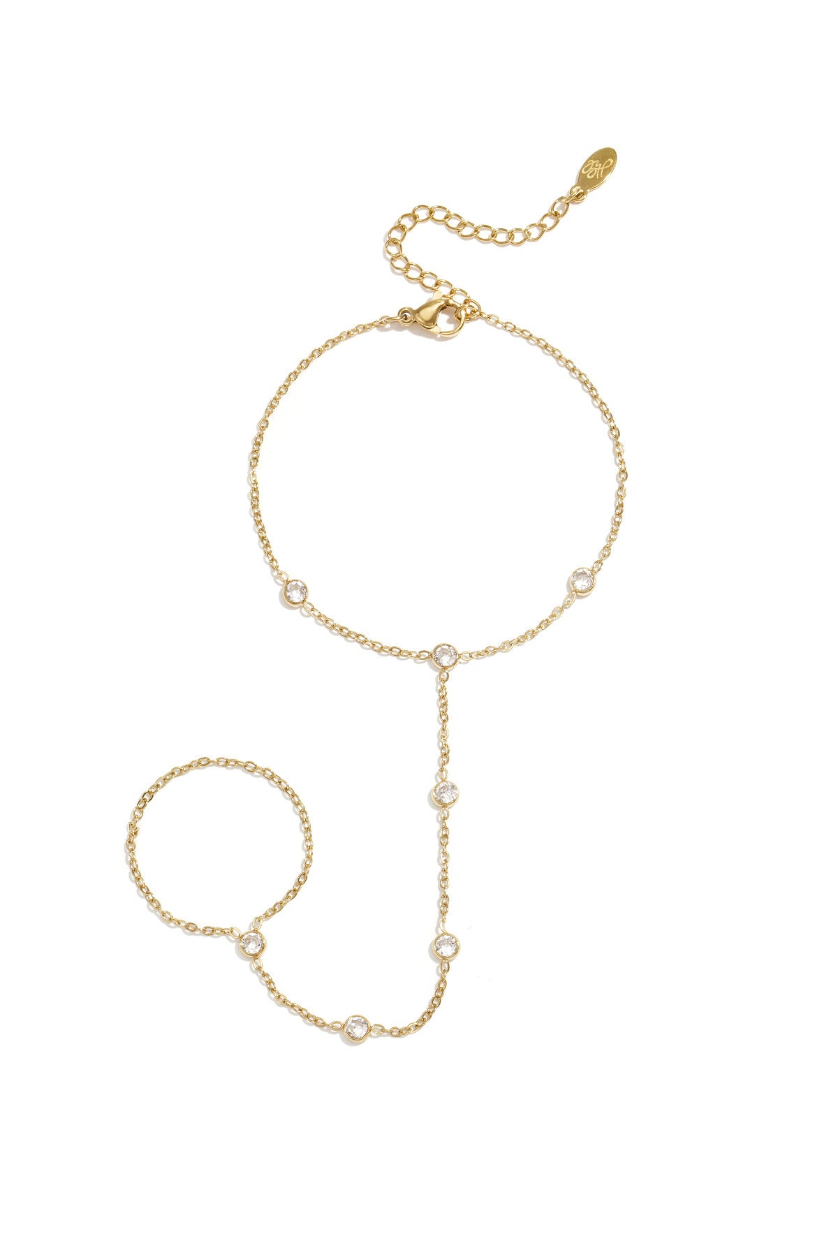 Pulsera-anillo Luce · circonitas