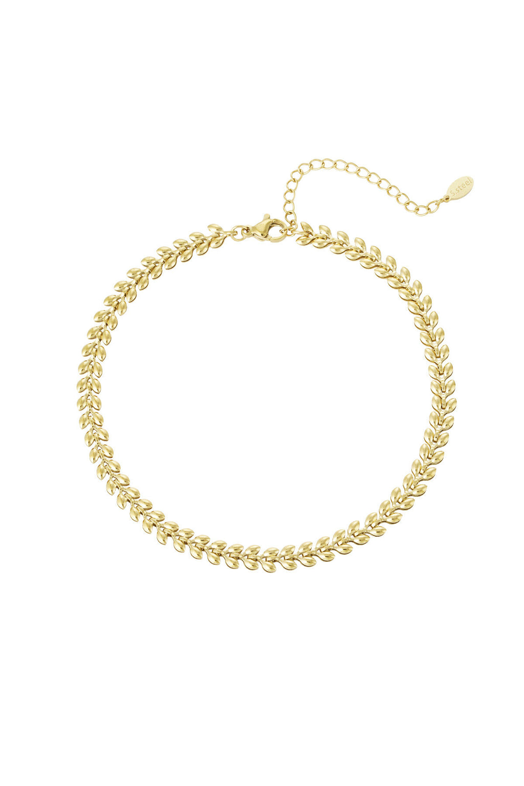Tobillera Spiga · cadena de espiga