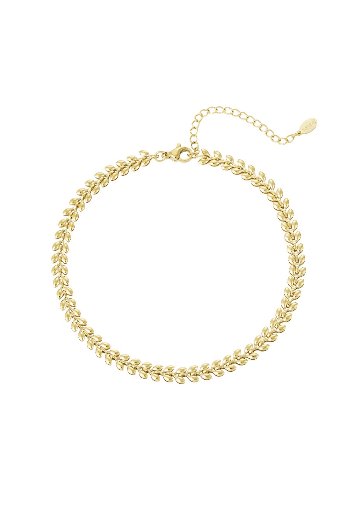 Tobillera Spiga · cadena de espiga