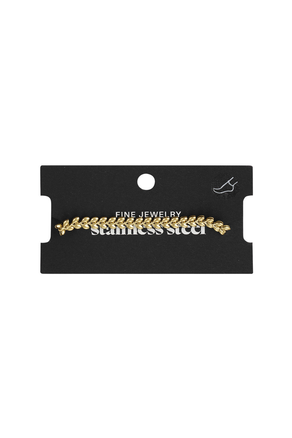 Tobillera Spiga · cadena de espiga — vista 3