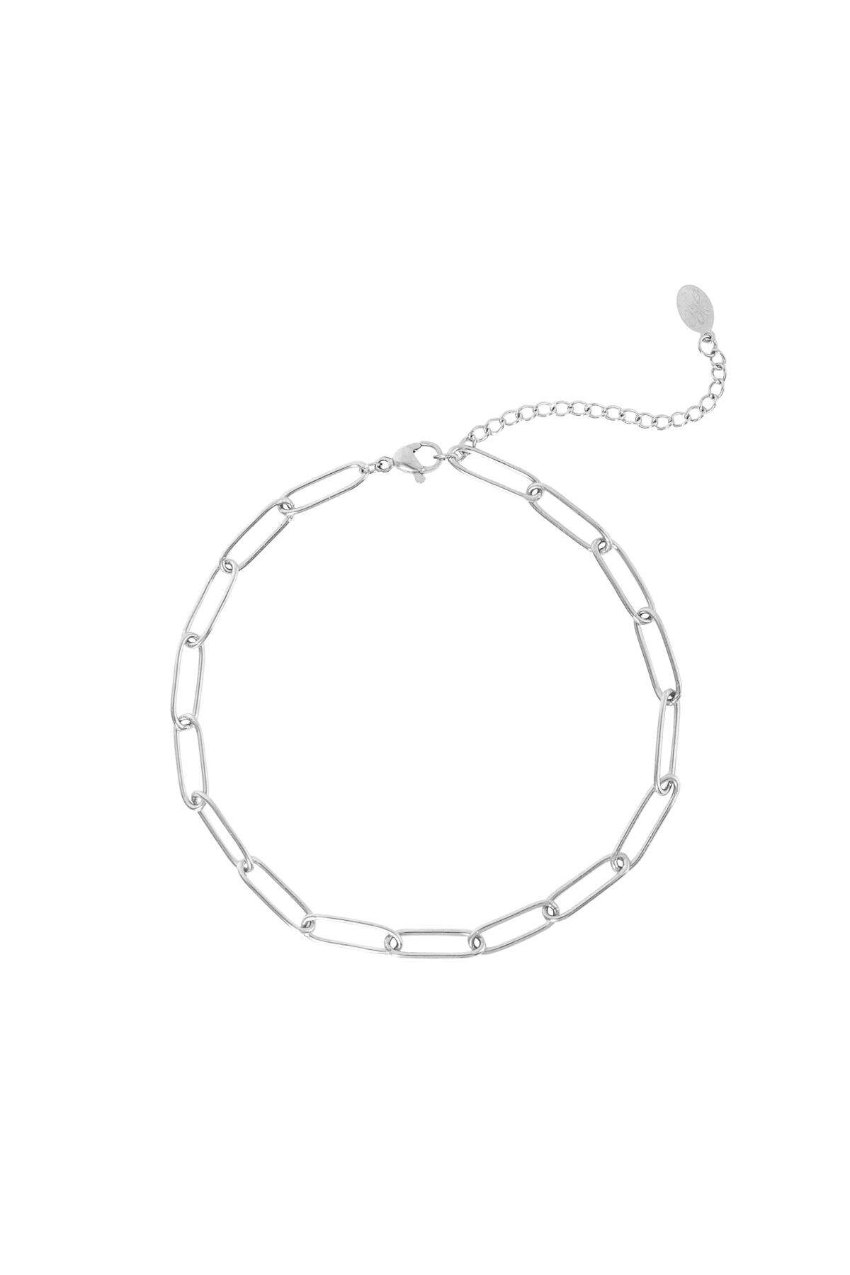 Tobillera Maglia · eslabón rectangular