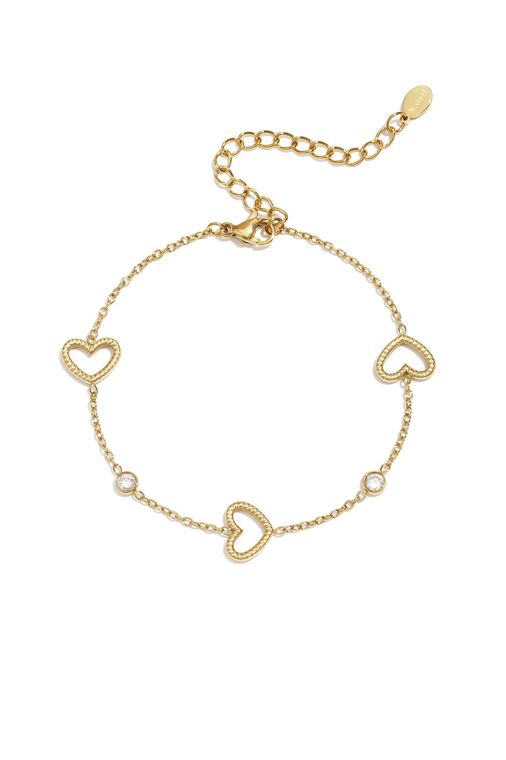 Pulsera Cuori Aperti · corazones calados