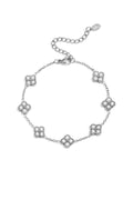 Pulsera Quadrifoglio · tréboles de circonitas — vista 3
