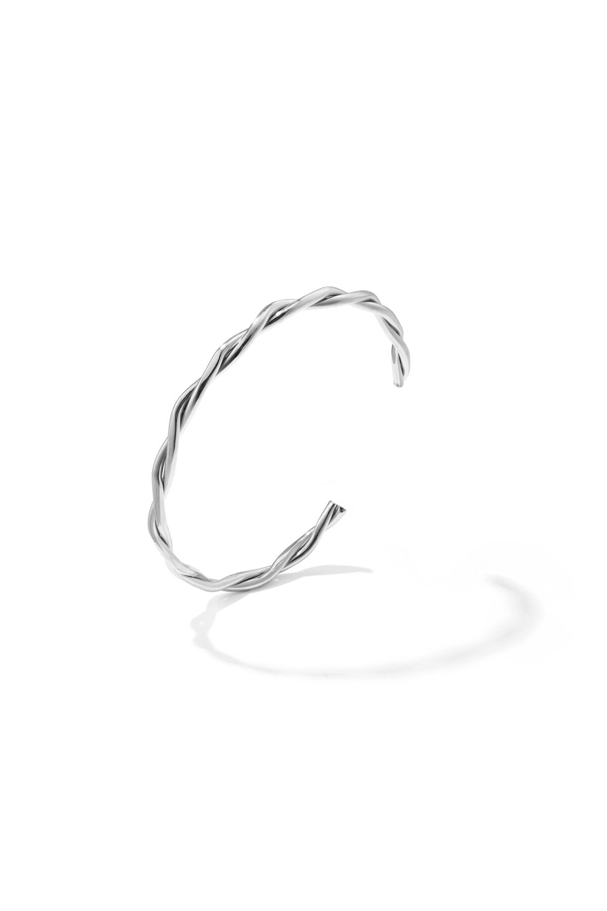 Pulsera Nastro · brazalete con torsión, acero dorado — vista 2
