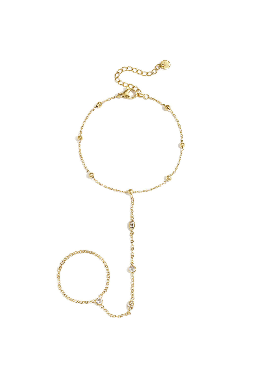 Pulsera-anillo Filo · circonitas