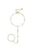 Pulsera-anillo Filo · circonitas