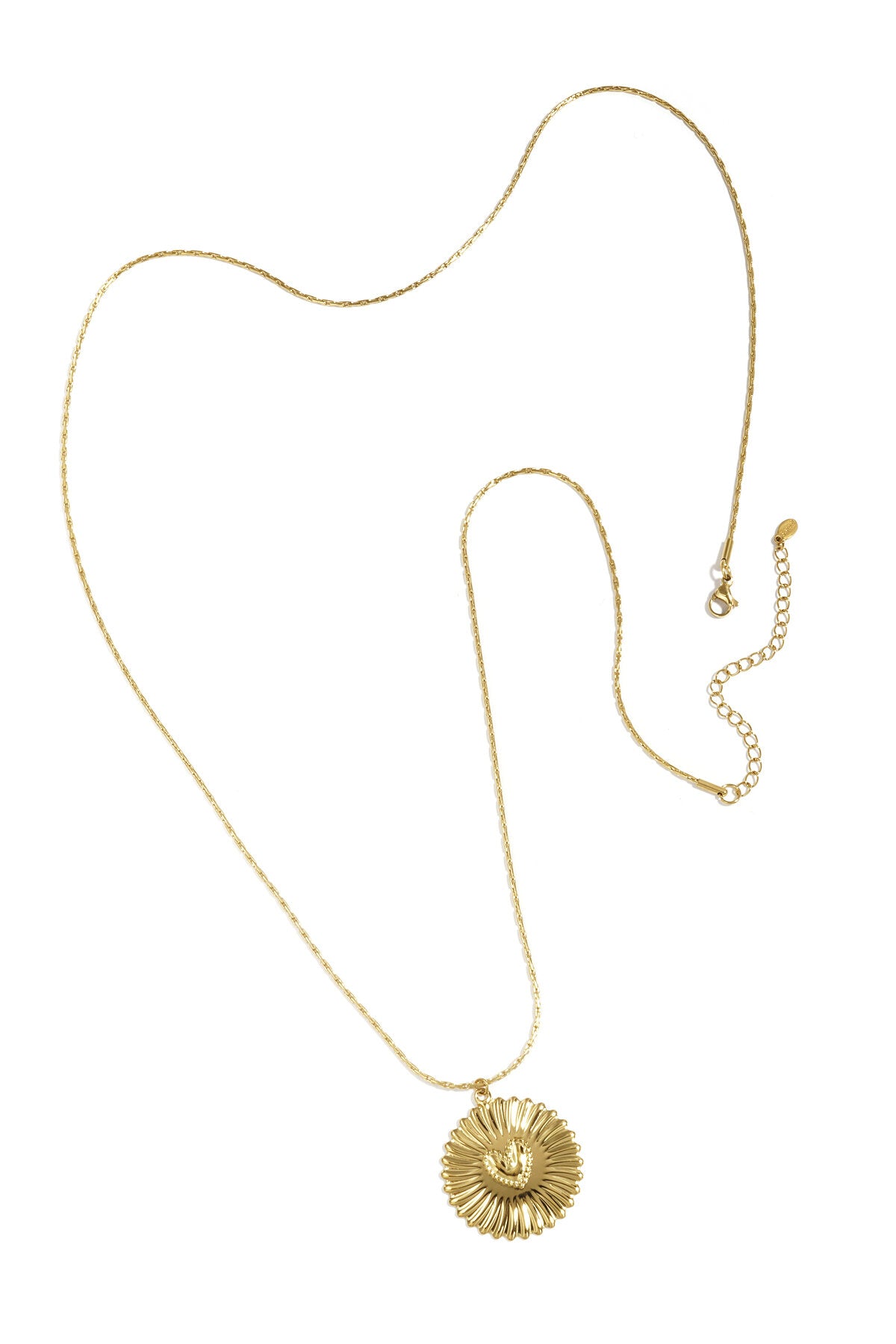 Collar Medaglione · medallón de acero dorado — vista 6