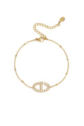 Pulsera Chicco · eslabón oval con circonitas