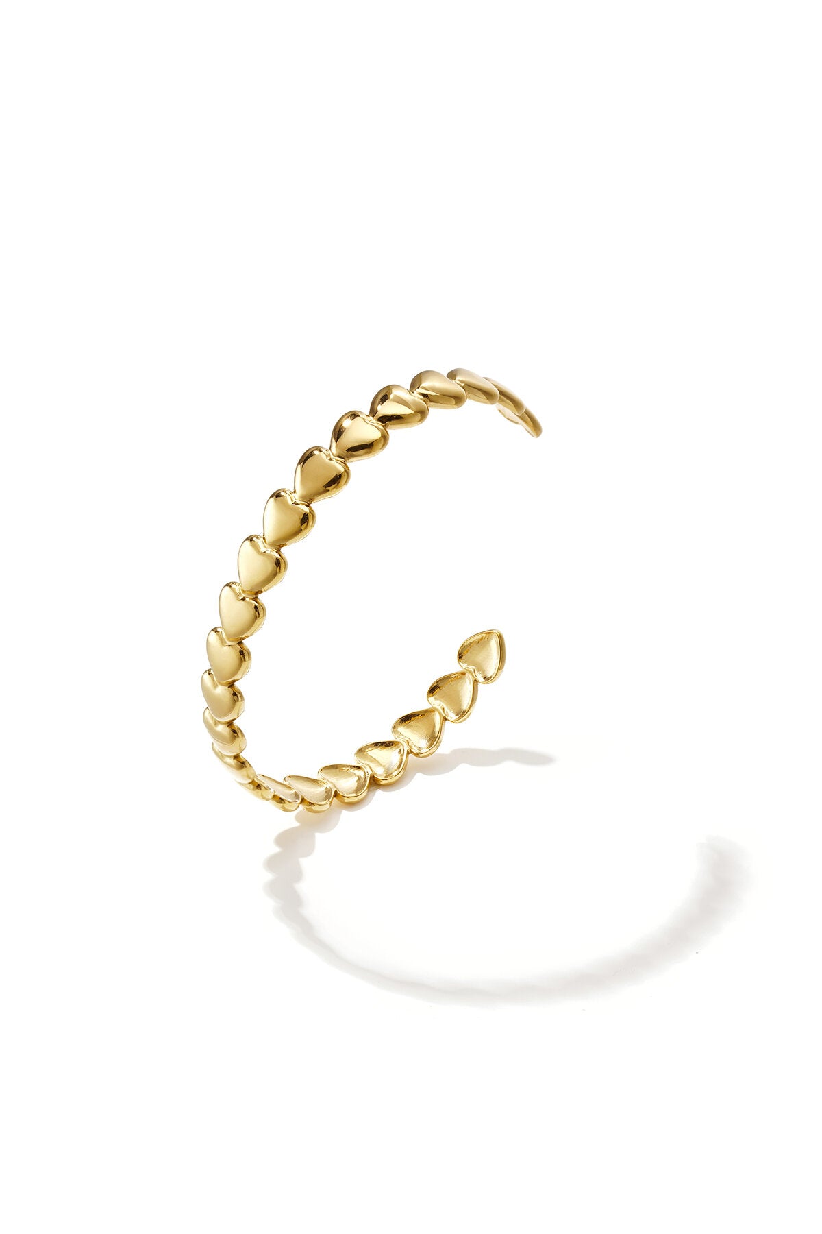 Pulsera rígida Amore · corazones