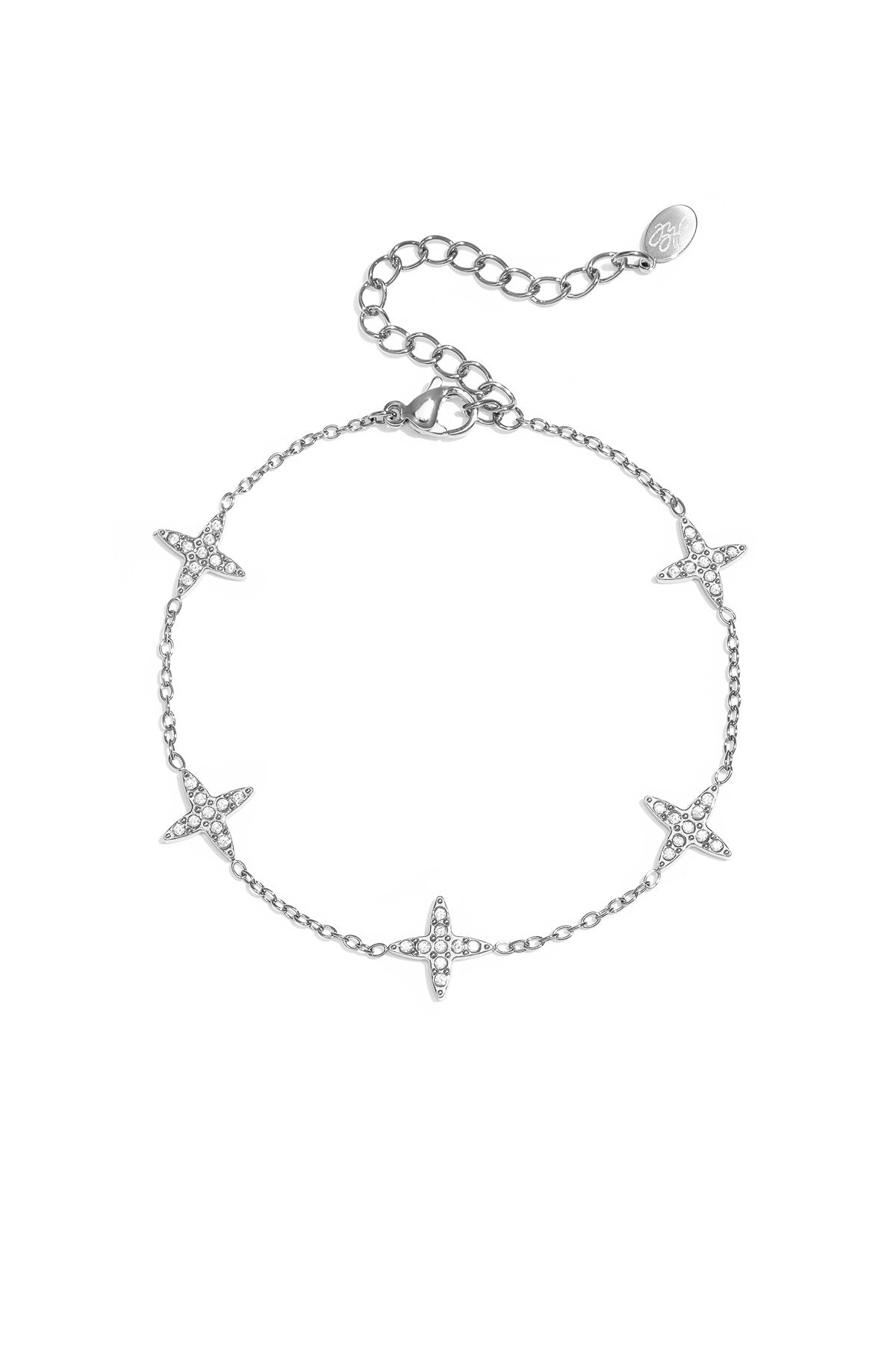 Pulsera Stelline · estrellas de cuatro puntas — vista 3