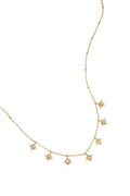 Collar Stelle · estrellas colgantes en acero dorado