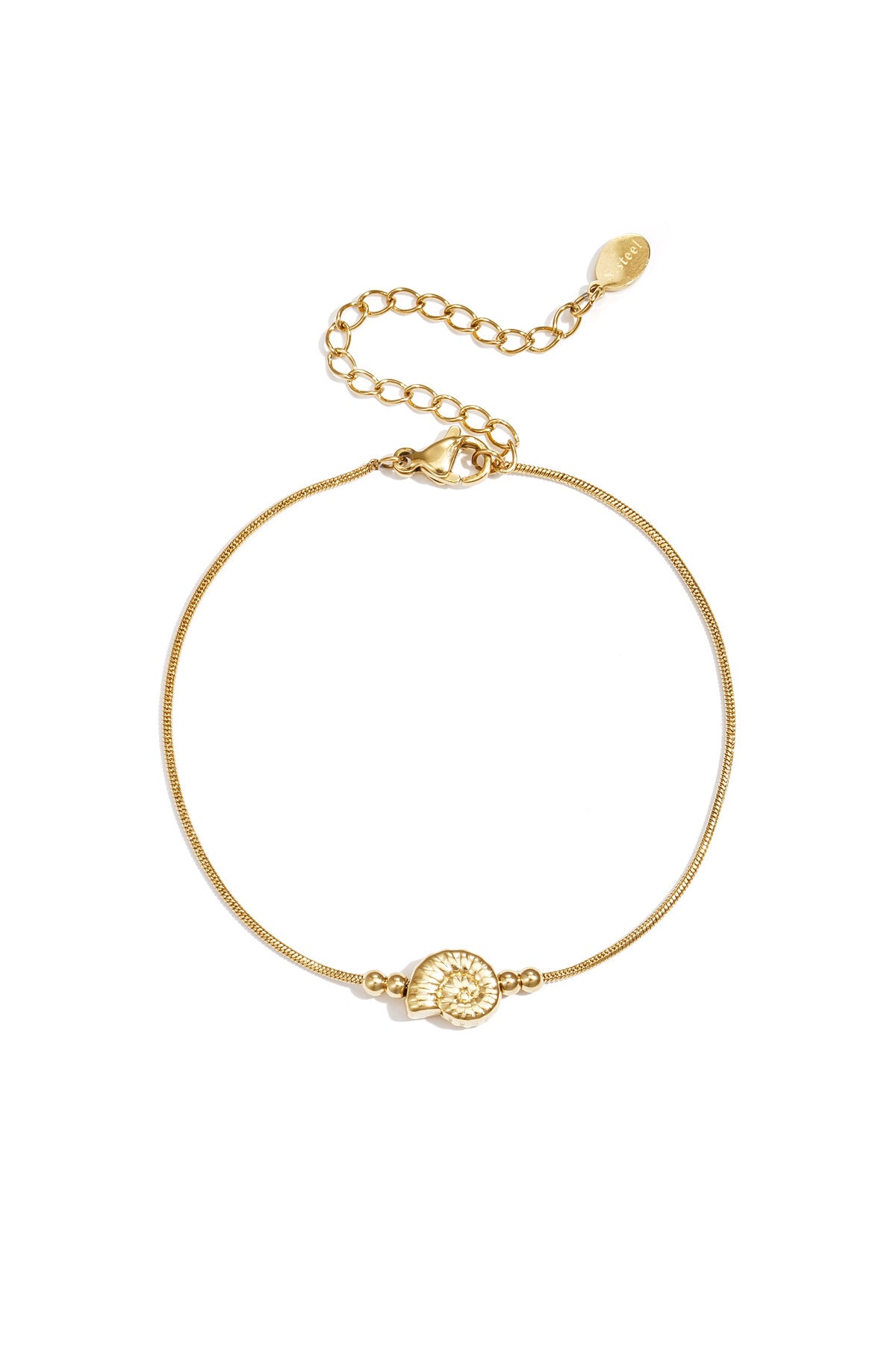 Pulsera Cerchio · dije redondo con circonita