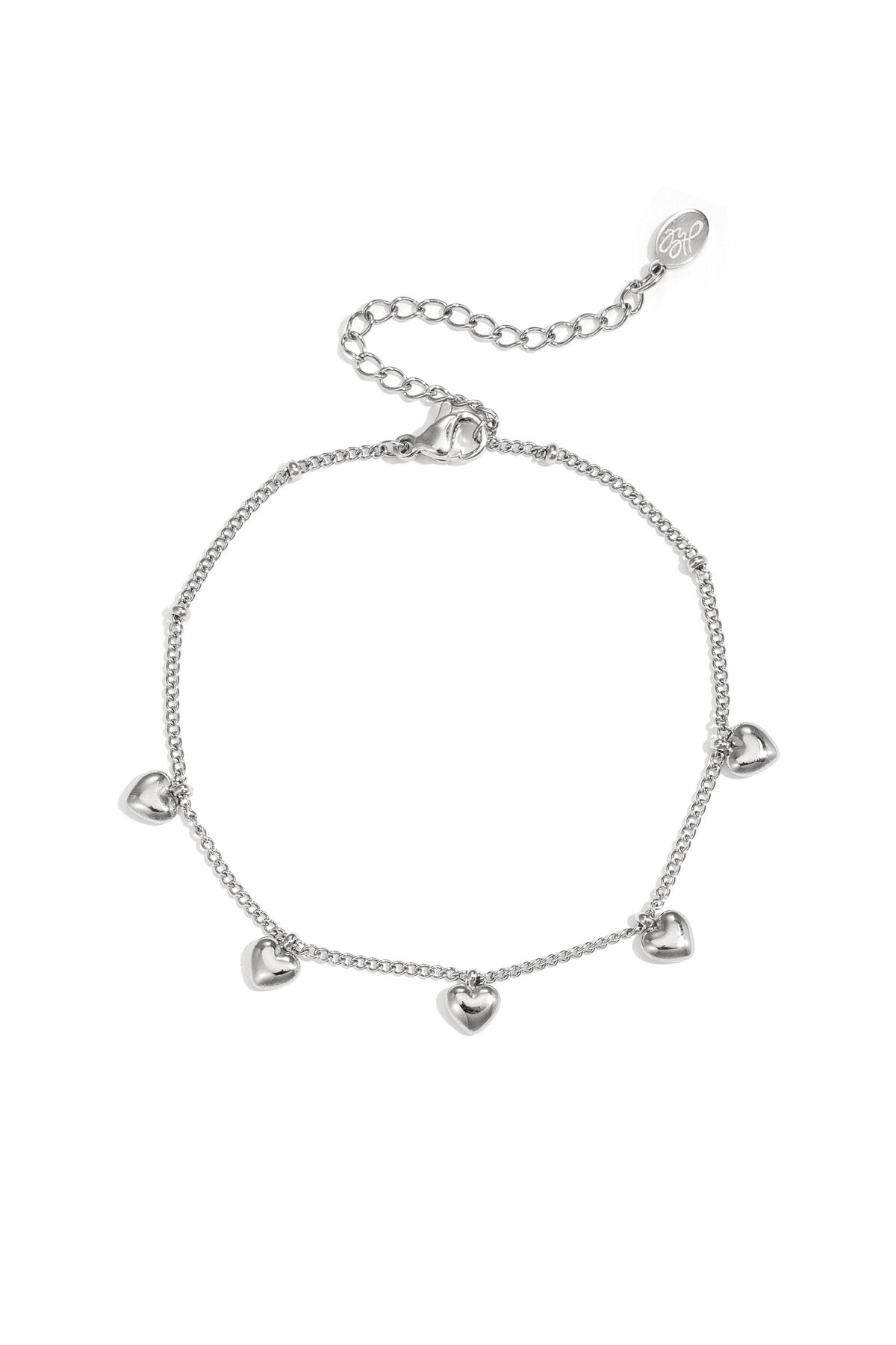 Pulsera Amuleti · corazones colgantes — vista 4