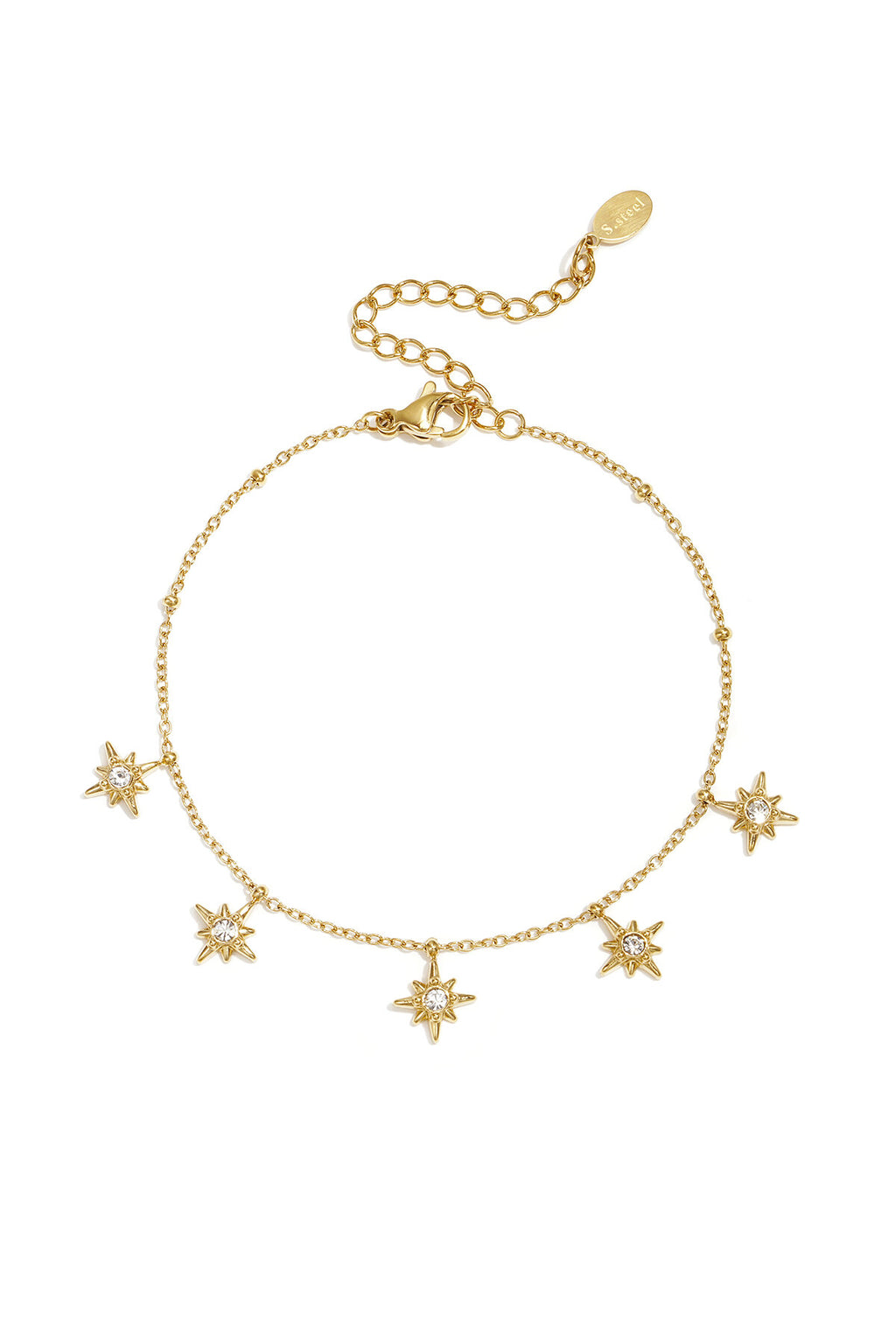 Pulsera Stelle · estrellas colgantes
