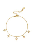 Pulsera Stelle · estrellas colgantes