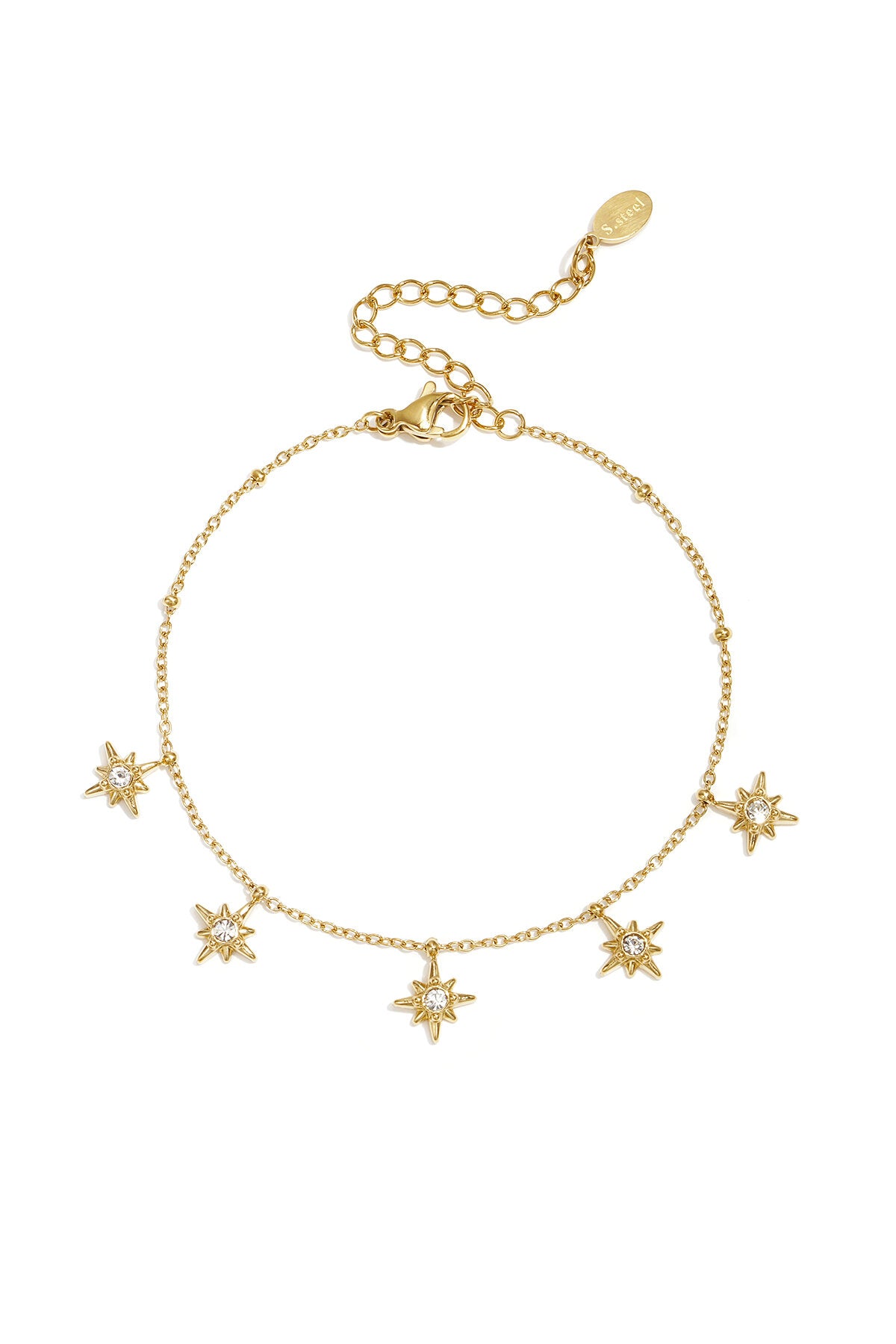 Pulsera Stelle · estrellas colgantes